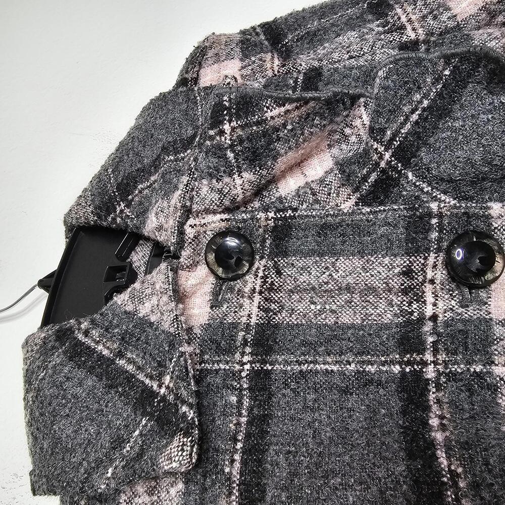NWT Fleet Street LTD Women's Gray/Pink Coat Size XS - Picture 3 of 12
